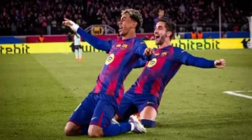 برشلونة يستعيد صدارة الليجا بفوزه الحاسم على أتلتيكو مدريد 1